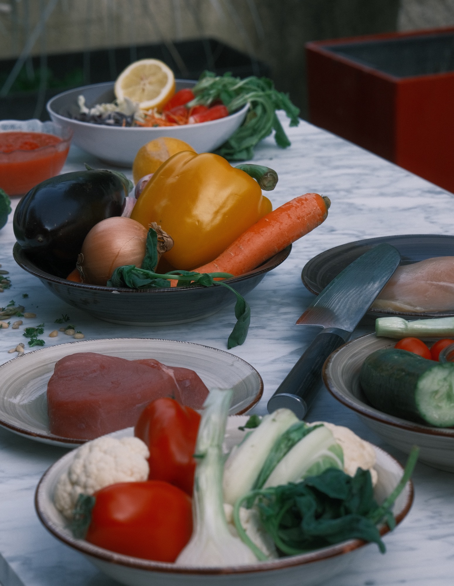 Aliments frais utilisés dans les programmes Diet4VIP